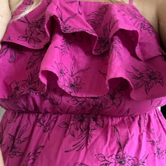 NWT XL (14/16) frilly floral dress - Picture 4 of 4